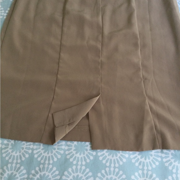 H&M Brown Form-fitting Polyester Dress US 4 - Picture 6 of 6